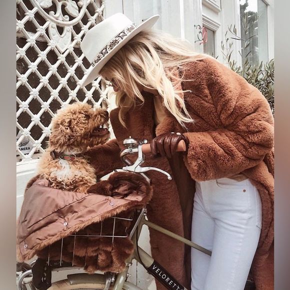LACK OF COLOR LOC THE BEVERLY FEDORA BONE IVORY BROWN FRENCH VINTAGE RIBBON NWT - Picture 5 of 15
